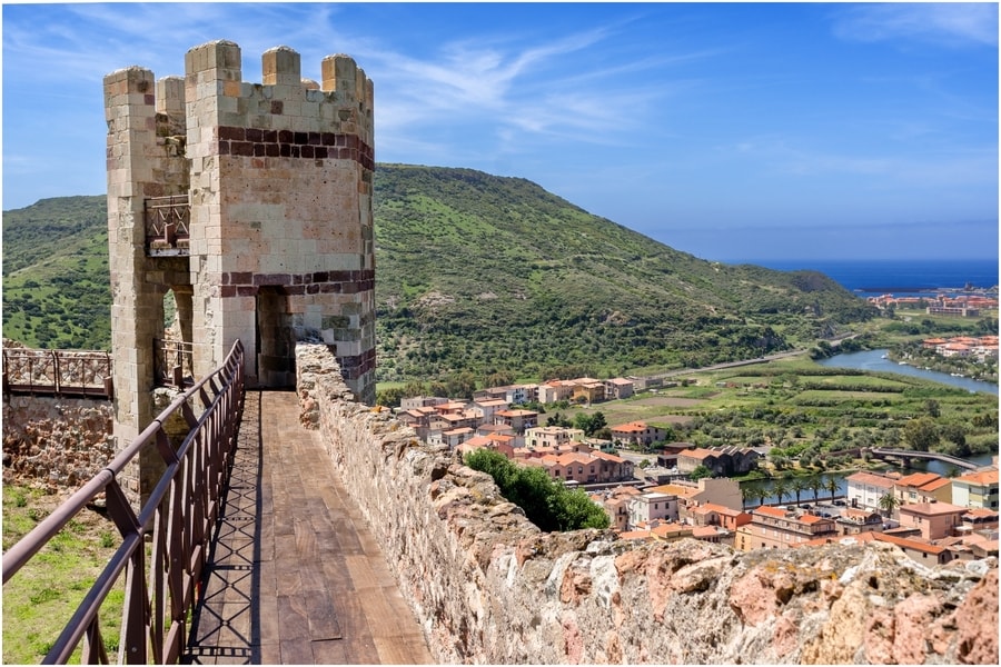 château de Serravalle, Sardaigne, Italie