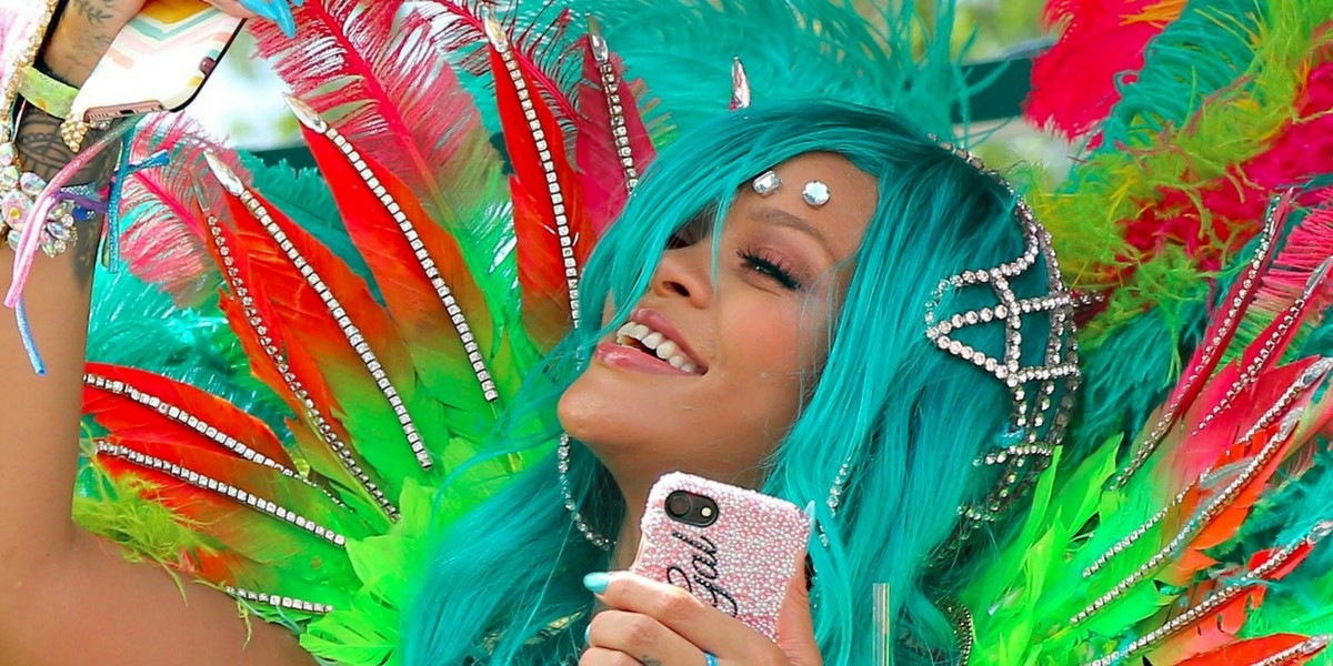 Rihanna au carnaval de La Barbade