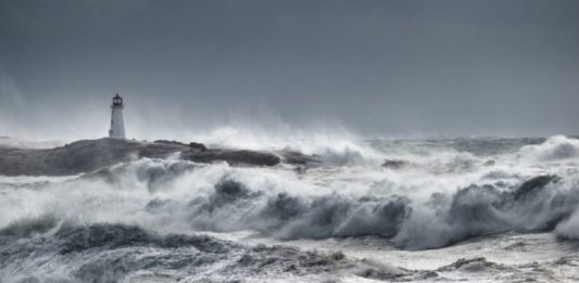 How is a Luxury Yacht doing in Rough Seas?