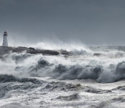 How is a Luxury Yacht doing in Rough Seas?