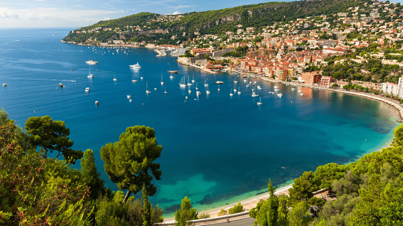 French Riviera coast