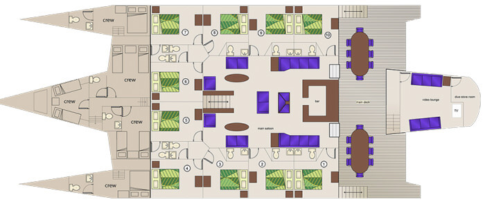 Custom Trimaran 32m Layout 1