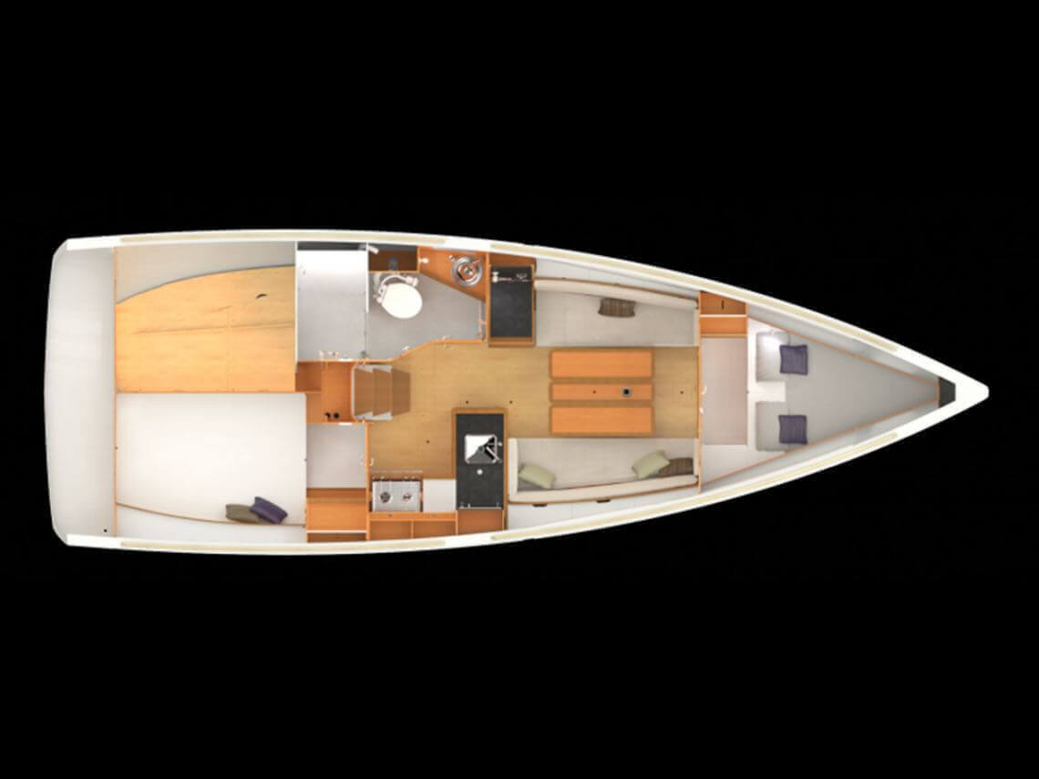 Jeanneau Sunodyssey 349 Layout 1