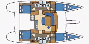 Lagoon-catamaran Lagoon 440 Layout 1