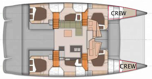 Fountaine-pajot Sanya 57 Layout 1