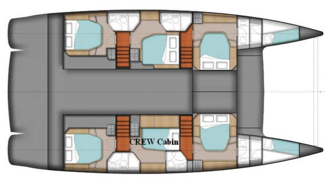 Fountaine-pajot Sanya 57 Layout 1