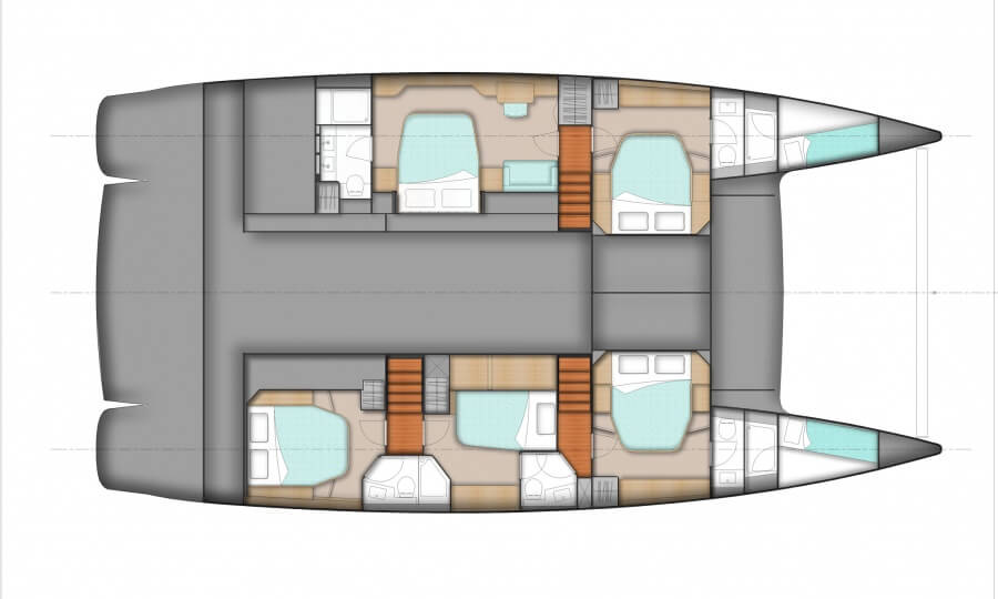 Fountaine-pajot Sanya 57 Layout 1