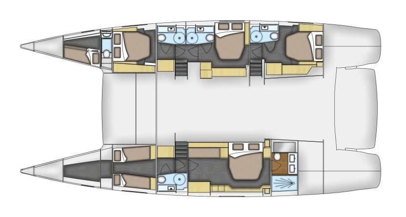 Fountaine-pajot Victoria 67 Layout 1