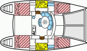 Lagoon-catamaran Lagoon 380 Layout 1