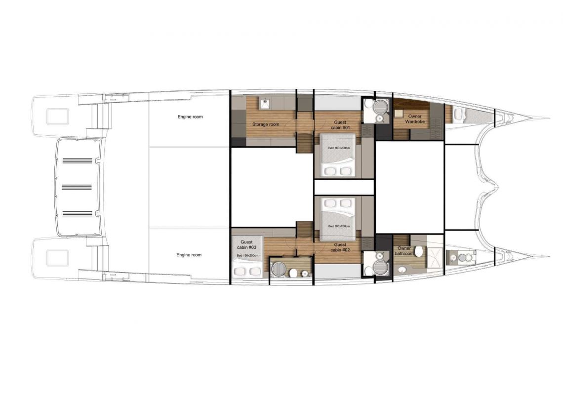 Sunreef-yachts Power 70 Layout 1
