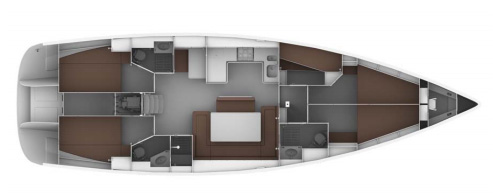 Bavaria-yachts Bavaria 50cruiser Layout 1