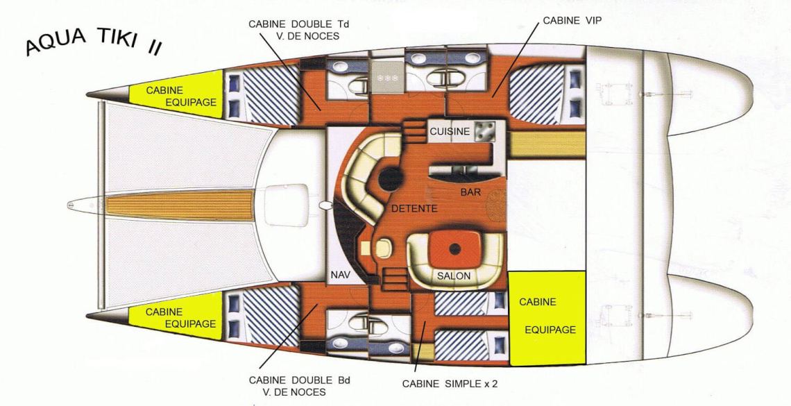 Fountaine-pajot Eleuthera 60 Layout 1