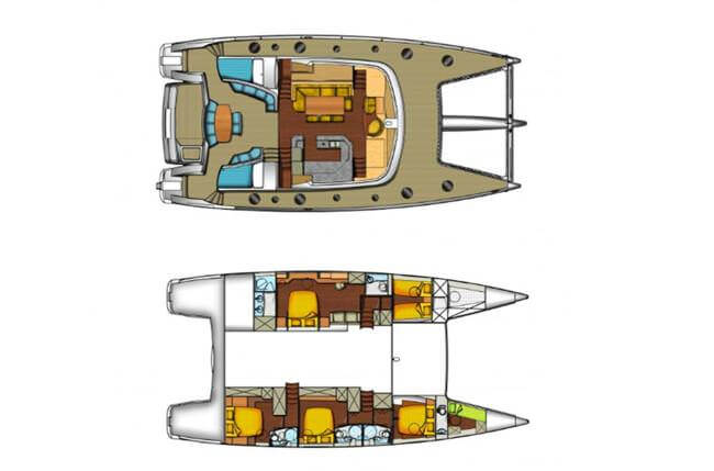 Fountaine-pajot Galathea 65 Layout 1