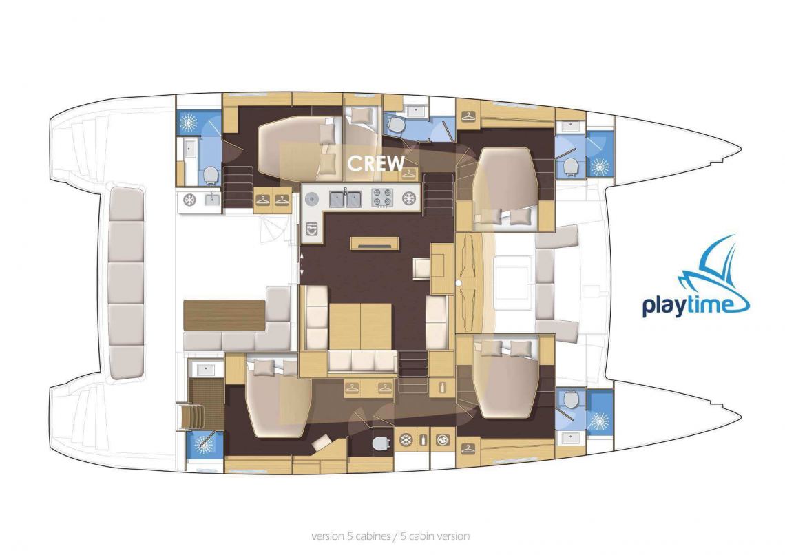 Lagoon-catamaran Lagoon 560 Layout 1