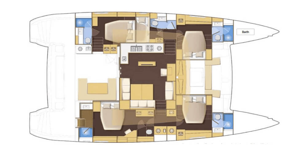 Lagoon-catamaran Lagoon 560 Layout 1