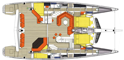 Diamante Catamaran 555 Layout 1