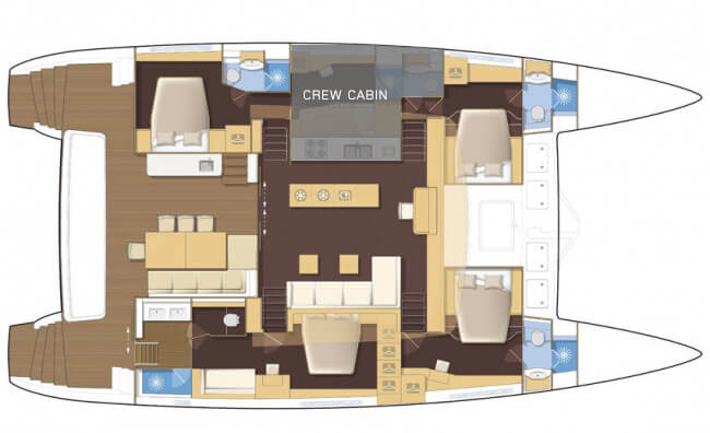 Lagoon-catamaran Lagoon 620 Layout 1