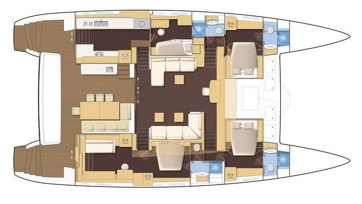 Lagoon-catamaran Lagoon 620 Layout 1