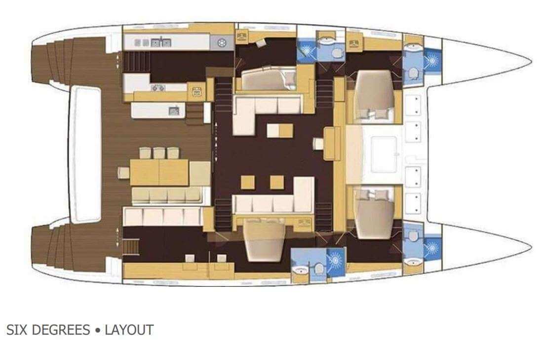Lagoon-catamaran Lagoon 620 Layout 1
