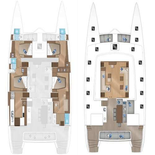Lagoon-catamaran Lagoon 620 Layout 1