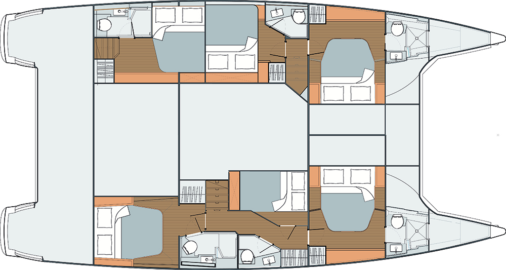 Fountaine-pajot Saba 50 Layout 1