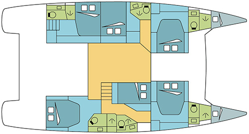 Fountaine-pajot Saba 50 Layout 1