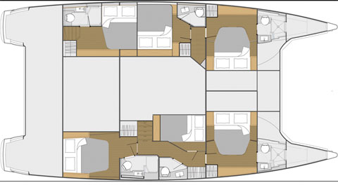 Fountaine-pajot Saba 50 Layout 1