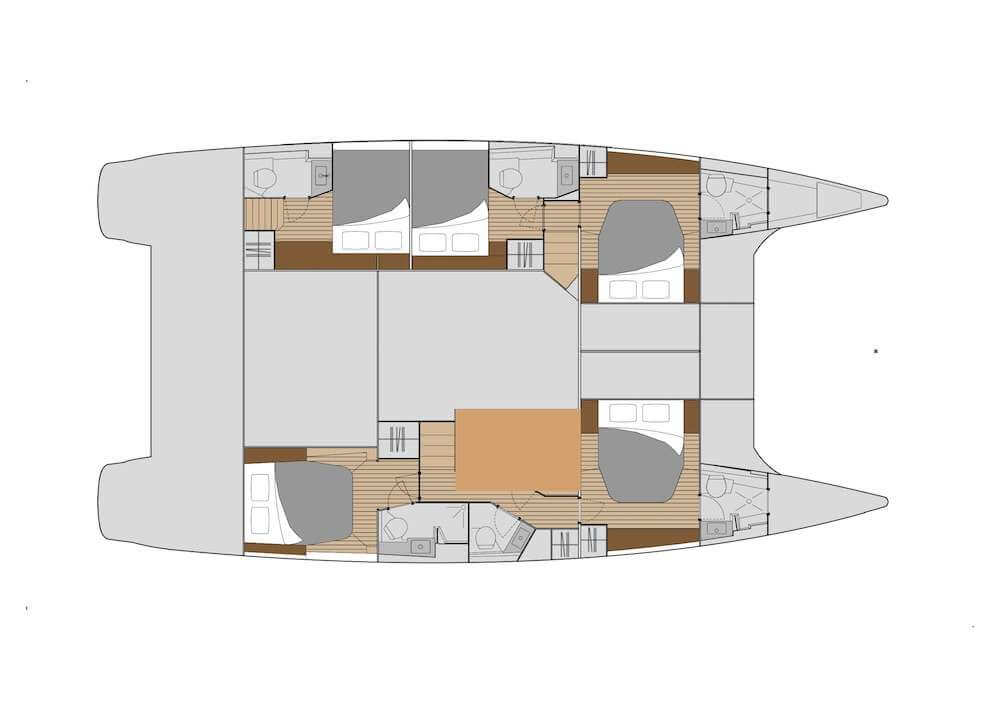 Fountaine-pajot Saba 50 Layout 1