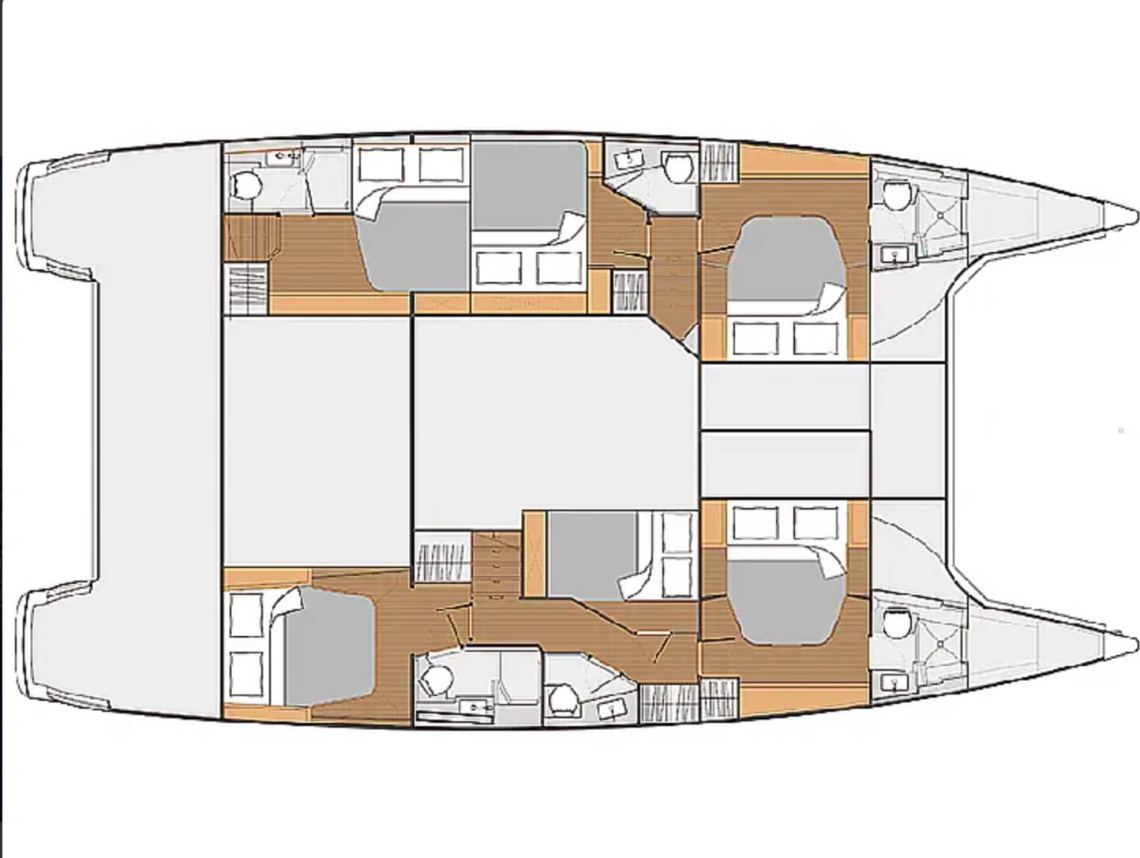 Fountaine-pajot Saba 50 Layout 1