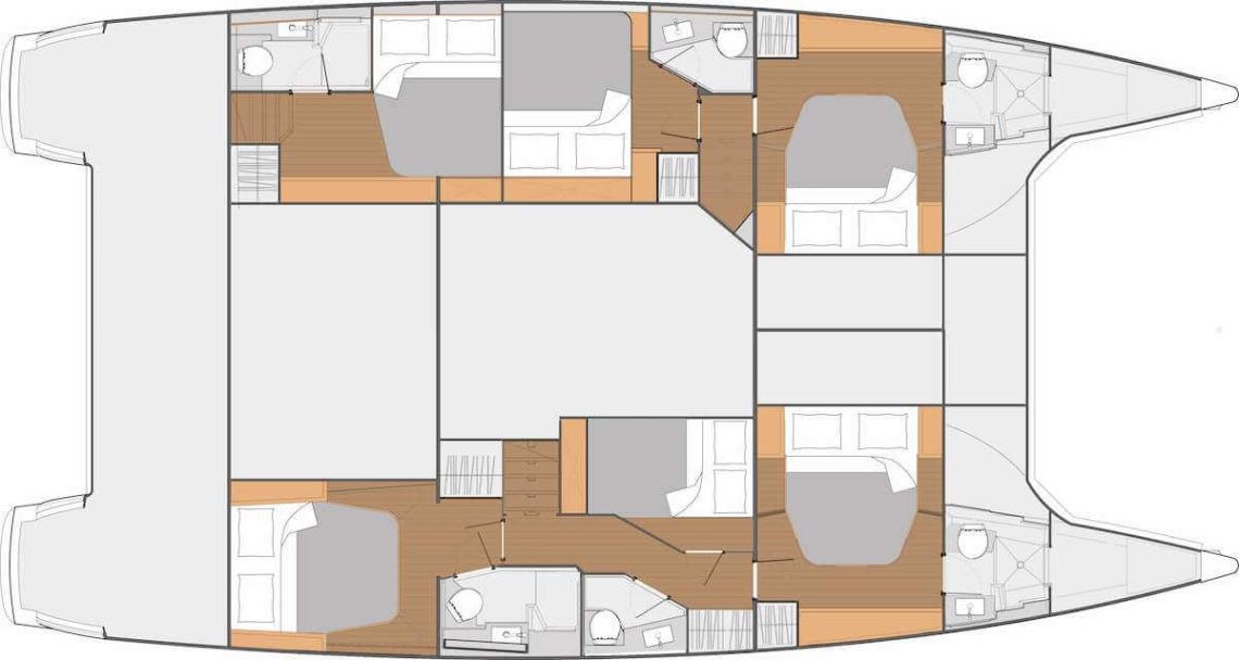 Fountaine-pajot Saba 50 Layout 1
