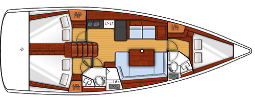 Beneteau Oceanis 41 Layout 1