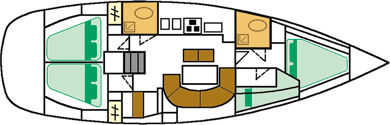 Beneteau Oceanis 41 Layout 1