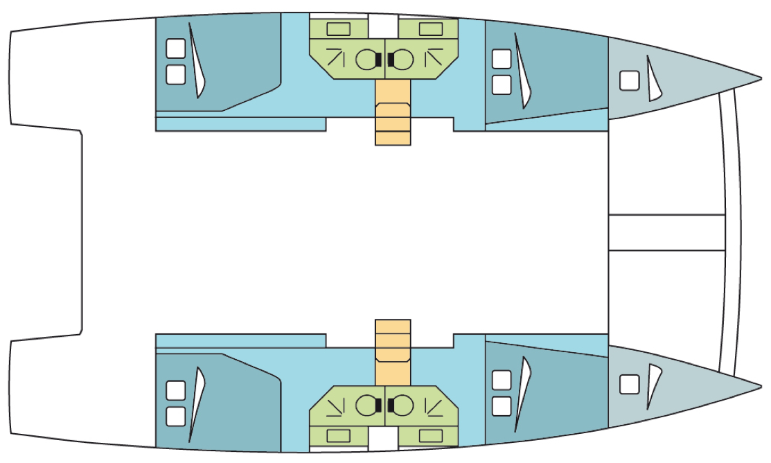 Catana-catamaran Bali 43 Layout 1