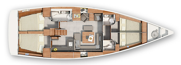 Hanse-yachts Hanse 455 Layout 1