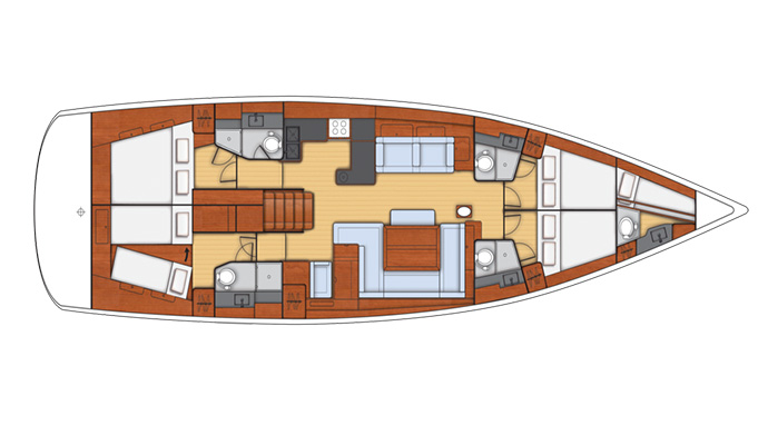 Beneteau Oceanis 60 Layout 1