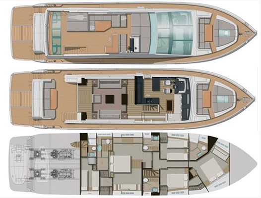Pearl-yacht Pearl 75 Layout 1