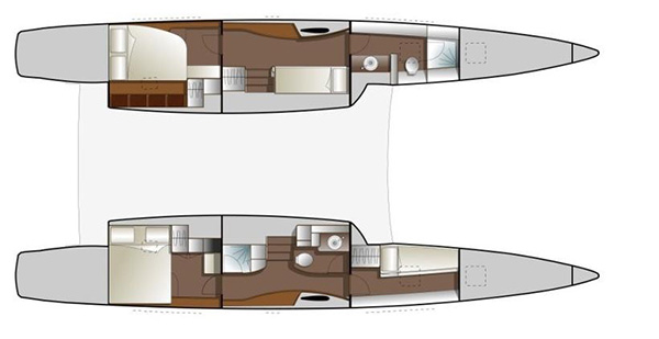 Outremer-catamaran Outremer 49 Layout 1