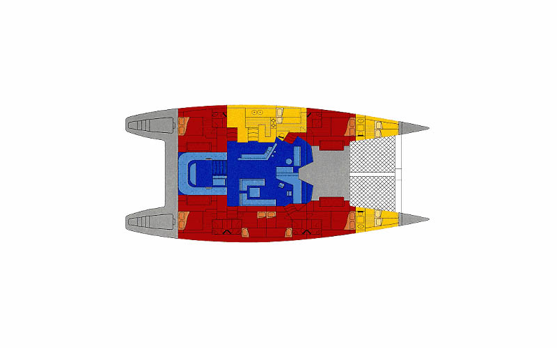 Custom Catamaran 85 Layout 1