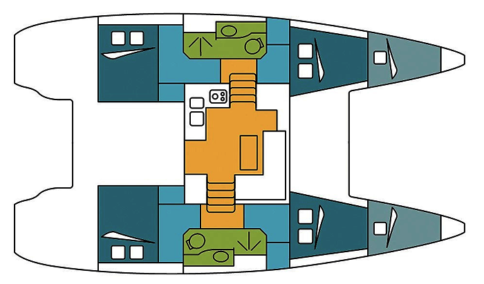 Lagoon-catamaran Lagoon 39 Layout 1