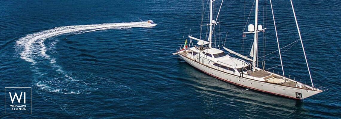 La Numero Uno (ex Clan VI) Perini Navi Ketch 40M Exterior 1