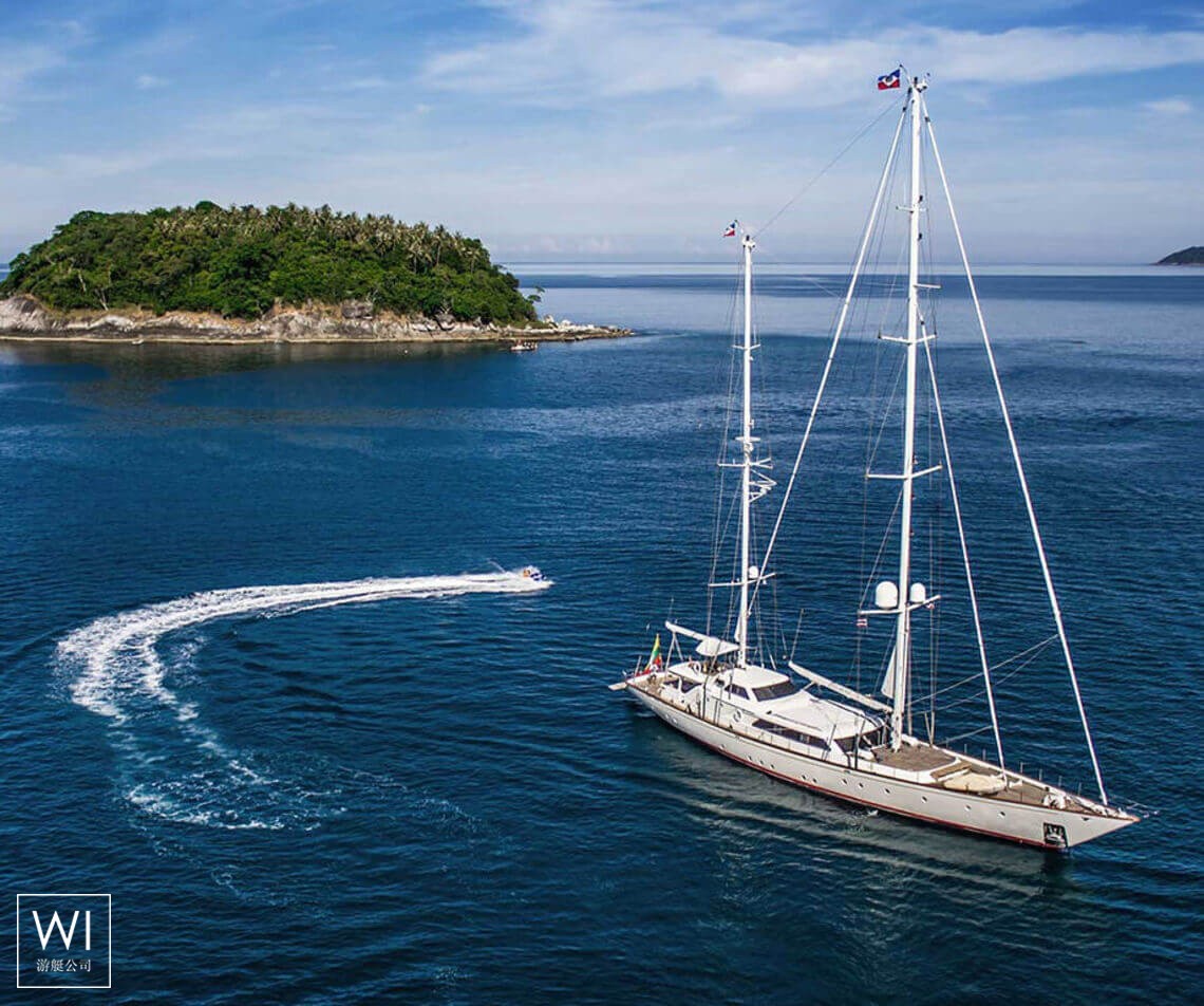 La Numero Uno (ex Clan VI) Perini Navi Ketch 40M Exterior 1
