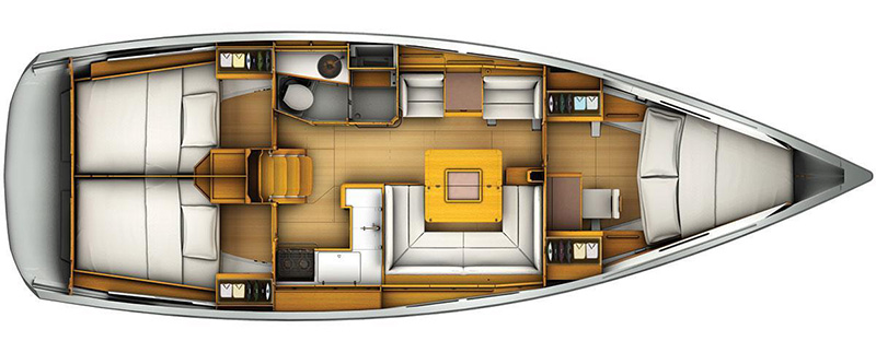 Jeanneau Sunodyssey 419 Layout 1