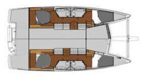 Fountaine-pajot Lucia 40 Layout 1