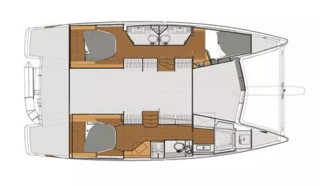Fountaine-pajot Lucia 40 Layout 1