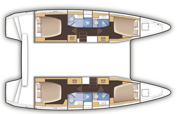 Lagoon-catamaran Lagoon 42 Layout 1