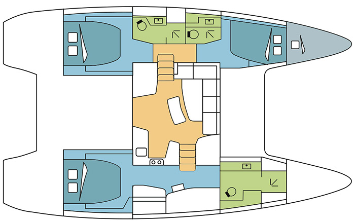 Lagoon-catamaran Lagoon 42 Layout 1