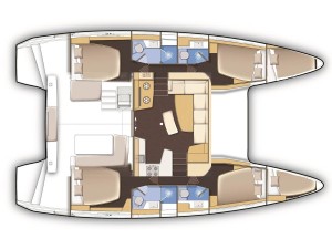 Lagoon-catamaran Lagoon 42 Layout 1