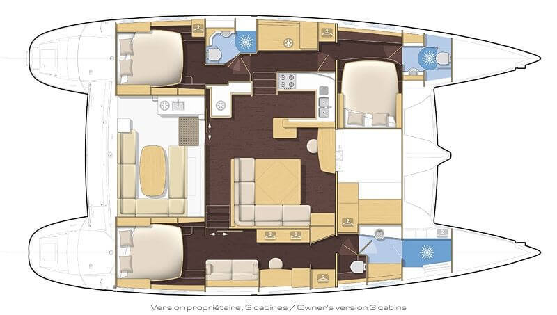 Lagoon-catamaran Lagoon 42 Layout 1
