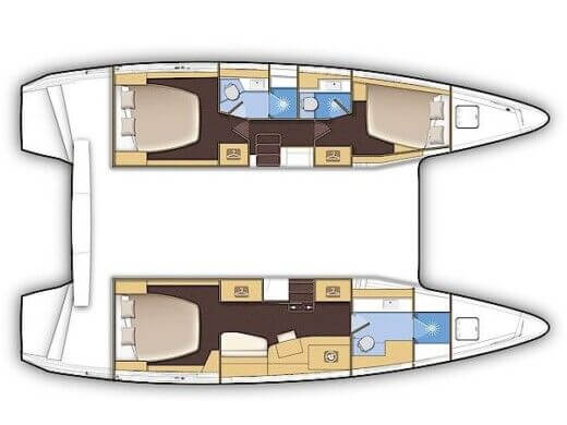 Lagoon-catamaran Lagoon 42 Layout 1