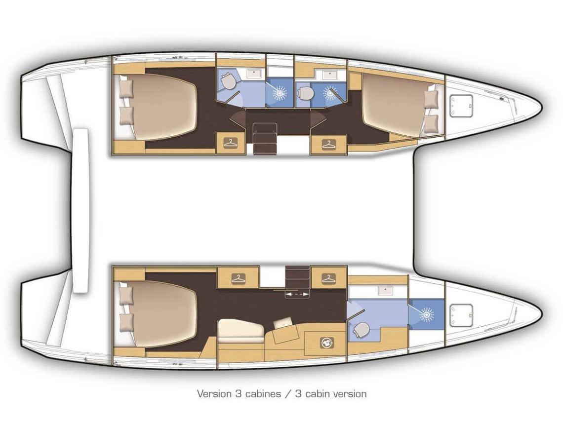Lagoon-catamaran Lagoon 42 Layout 1